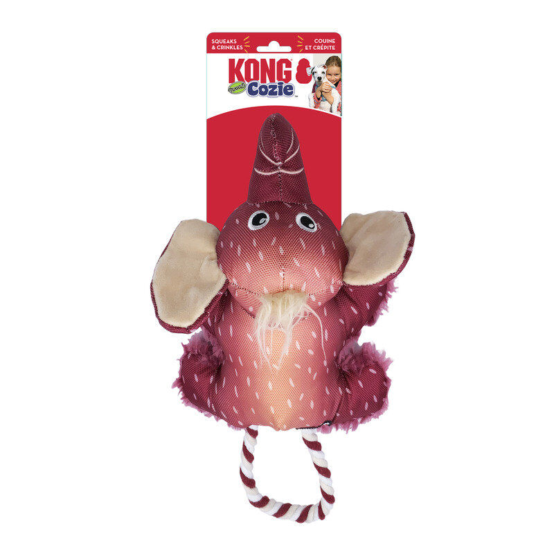 KONG - Jouet Cozie Tuggz El&eacute;phant pour Chiens - M/L Image num&eacute;ro 1