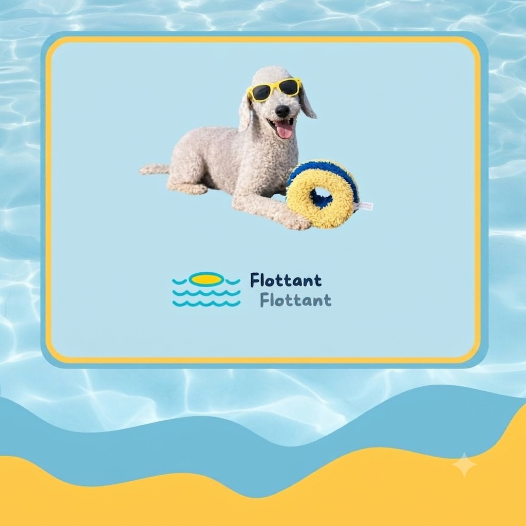 Summer Vibes - Peluche Anneau Flottante pour Chiens - 13cm Image num&eacute;ro 5