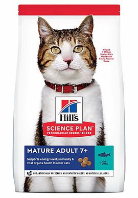 Hill's - Feline Mature Adult 7+ Thon pour Chat - 1,5Kg