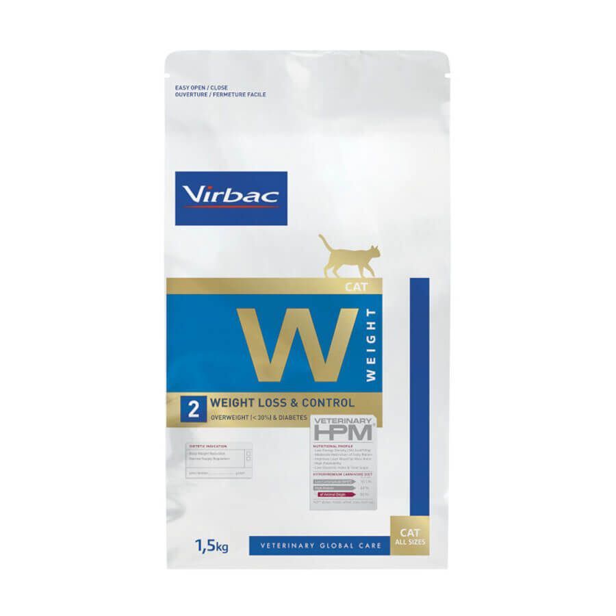 Virbac - Croquettes Veterinary HPM Weight Loss & Control pour Chats - 1.5Kg Image num&eacute;ro 1