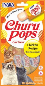Inaba - Friandises Churo Pops au Poulet pour Chats - 4x15g