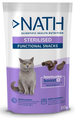 Nath - Friandises Adult Hairball Immune boost+ pour Chats - 50g