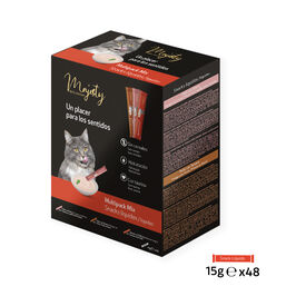Majesty - Multipack Liquid Snacks pour Chat - 48x15g