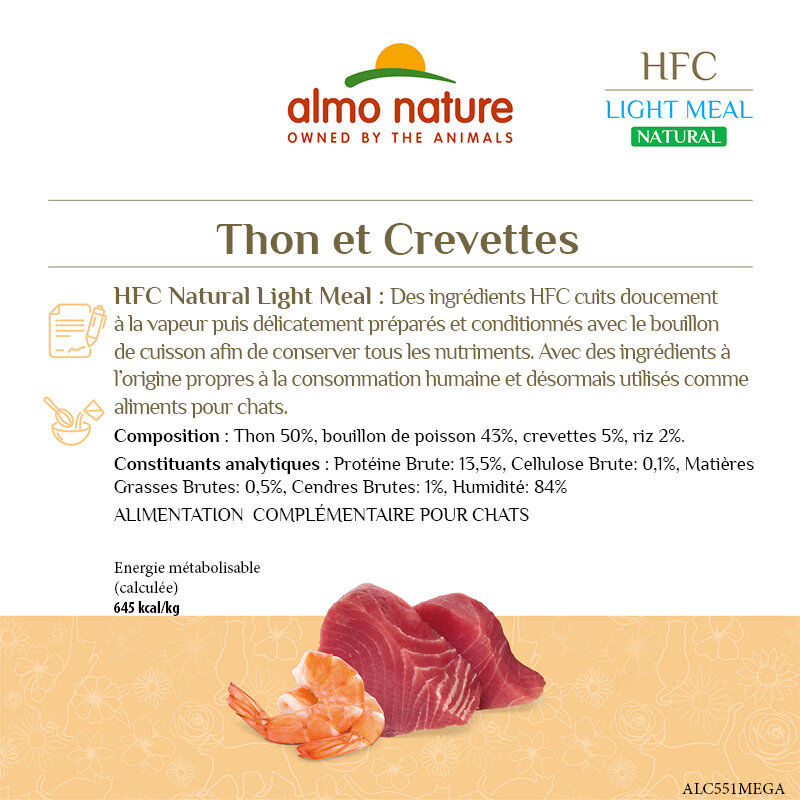 Almo Nature - P&acirc;t&eacute;e Hfc Natural Filet De Poulet - 55g Image num&eacute;ro 2