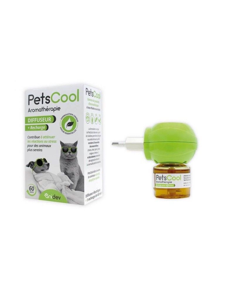Anidev - Diffuseur + Recharge PetsCool Anti-Stress pour Animaux de Compagnie - 40ml Image num&eacute;ro 1