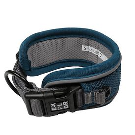 Duvoplus - Collier Classic Ultimate Fit Control Bleu Pétrol pour Chiens