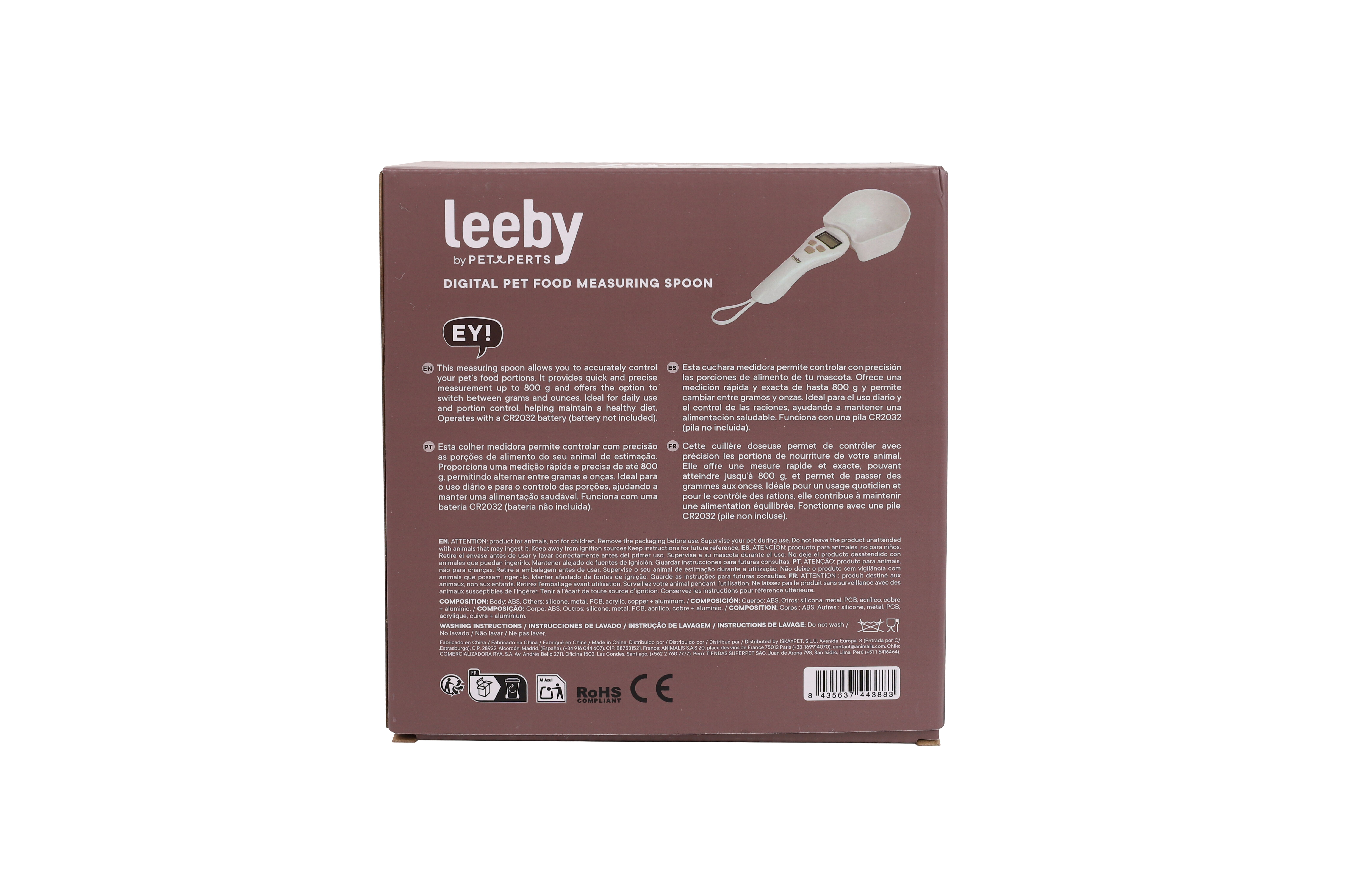Leeby - Cuill&egrave;re Doseuse Electronique pour Croquettes - Jusqu'&agrave; 800g Image num&eacute;ro 7