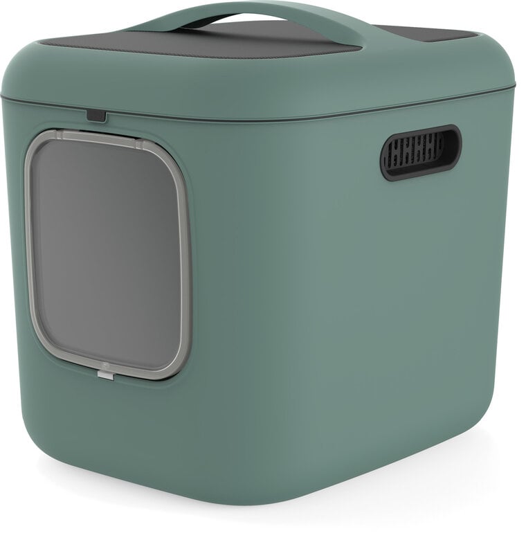 Rotho - Maison de Toilette Biala XL pour Chat - Vert Image numéro 1 Rotho - Maison de Toilette Biala XL pour Chat - Vert Image numéro 1