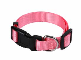 Animalis - Collier Basic pour Chien Rose