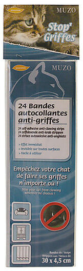 Muzo - Bandes Stop'Griffes Autocollantes Anti-griffes pour Chat - x24 image number null
