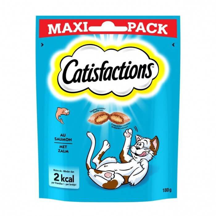 Catisfactions - Friandises Maxi Pack au Saumon pour Chat - 180g Image num&eacute;ro 1