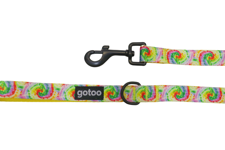 Gotoo - Laisse à Motif Jaune pour Chien - M Image numéro 2 Gotoo - Laisse à Motif Jaune pour Chien - M Image numéro 2