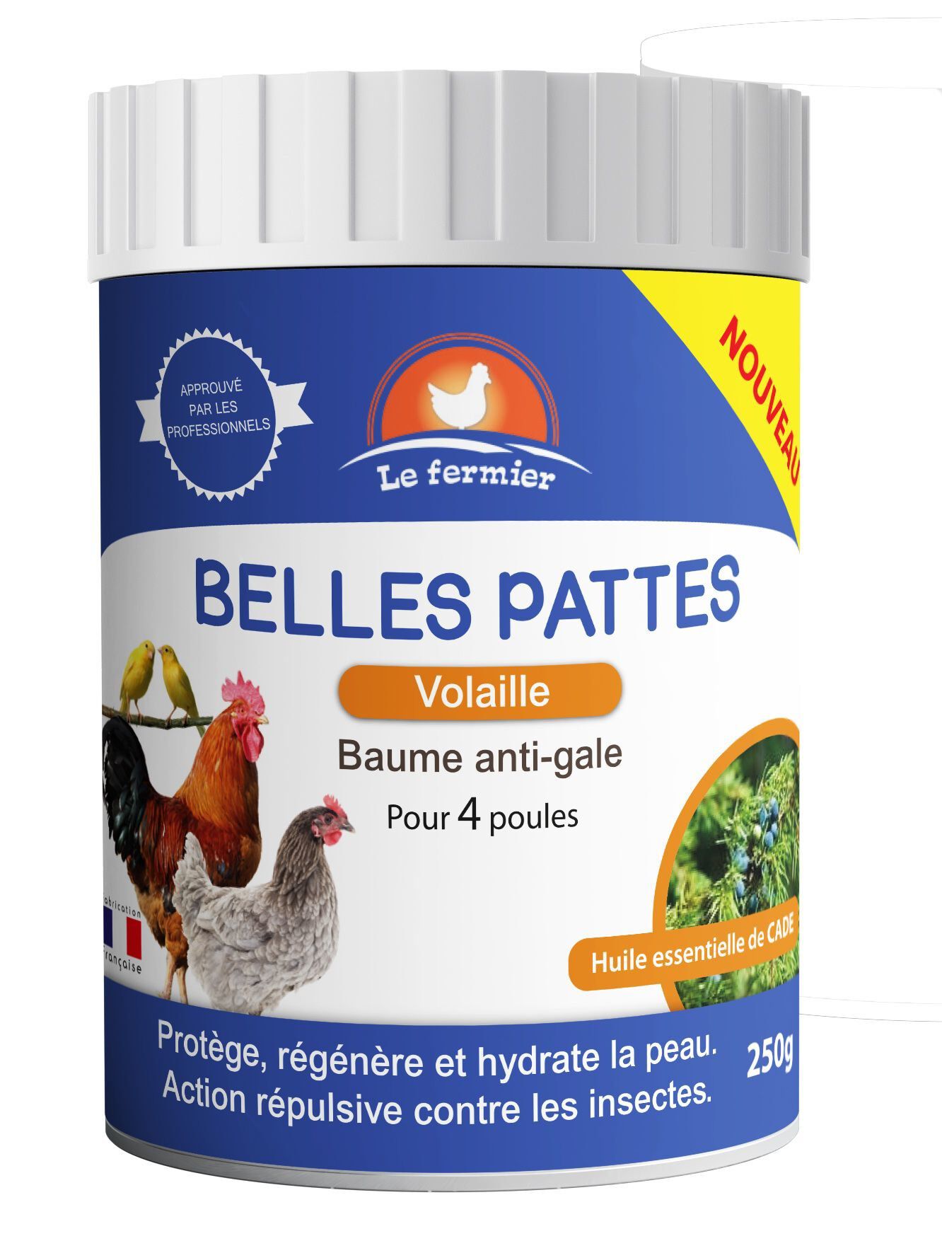 Le Fermier - Baume Belles Pattes pour Basse cour - 250g Image num&eacute;ro 1