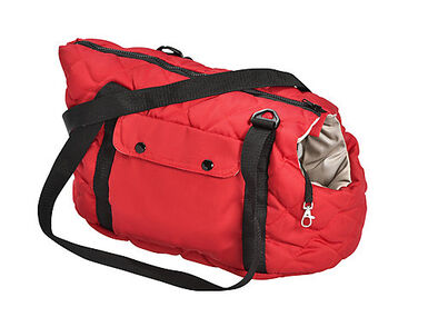 Bobby - Sac Promenade Bicolore Rubis pour Petits Chiens - S