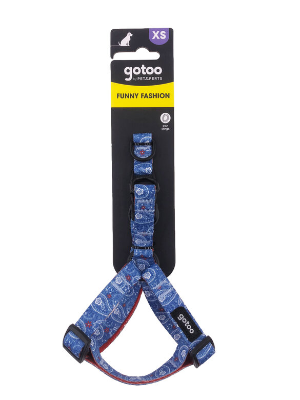 Gotoo - Harnais en Jean Bleu pour Chien - M Image numéro 5 Gotoo - Harnais en Jean Bleu pour Chien - M Image numéro 5