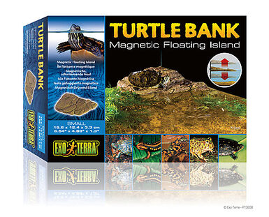 Exo Terra - Plage Mobile Turtle Bank Small pour Tortue - 16x11x2cm
