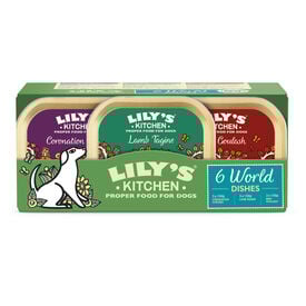 Lily's Kitchen - Multipack Pâtées "Cuisines du Monde" pour Chien - 6x150g