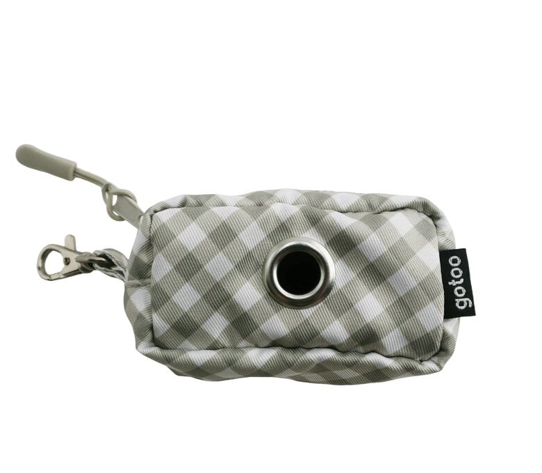 Gotoo - Sac à Sacs Vichy Gris pour Chien Image numéro 1 Gotoo - Sac à Sacs Vichy Gris pour Chien Image numéro 1