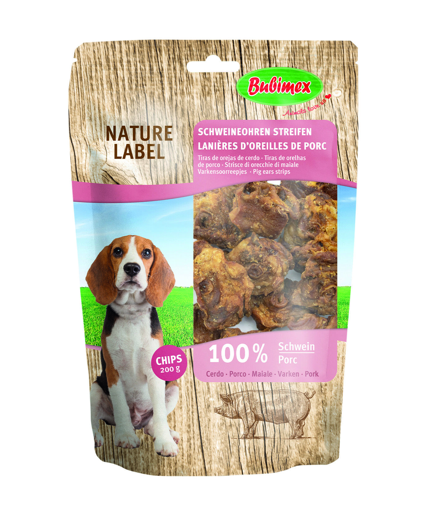 Bubimex - Friandises Morceaux d'Oreilles pour Chiens - 200g Image num&eacute;ro 1