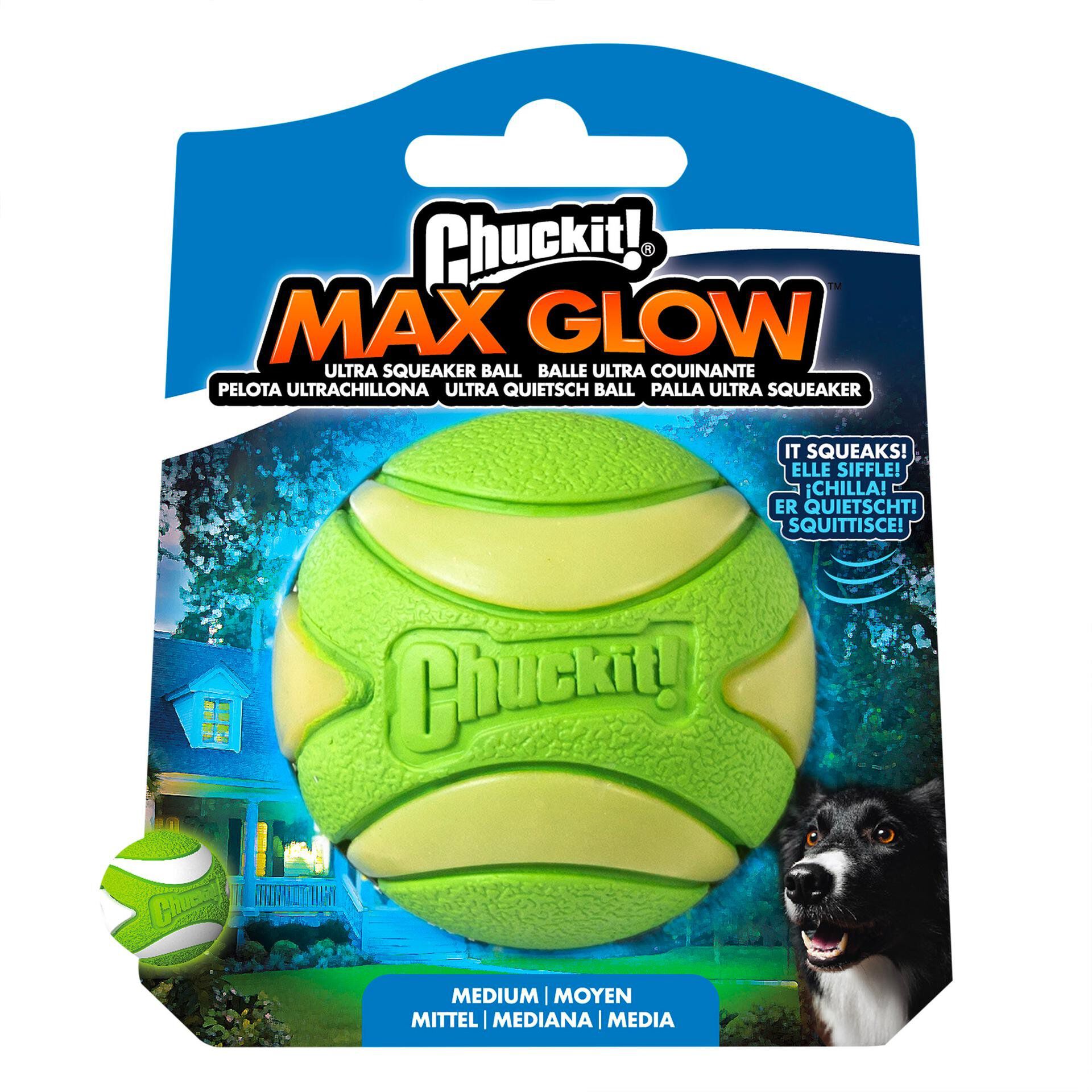 ChuckIt! - Balle Max Glow Ultra Squeaker Ball - M Image num&eacute;ro 5