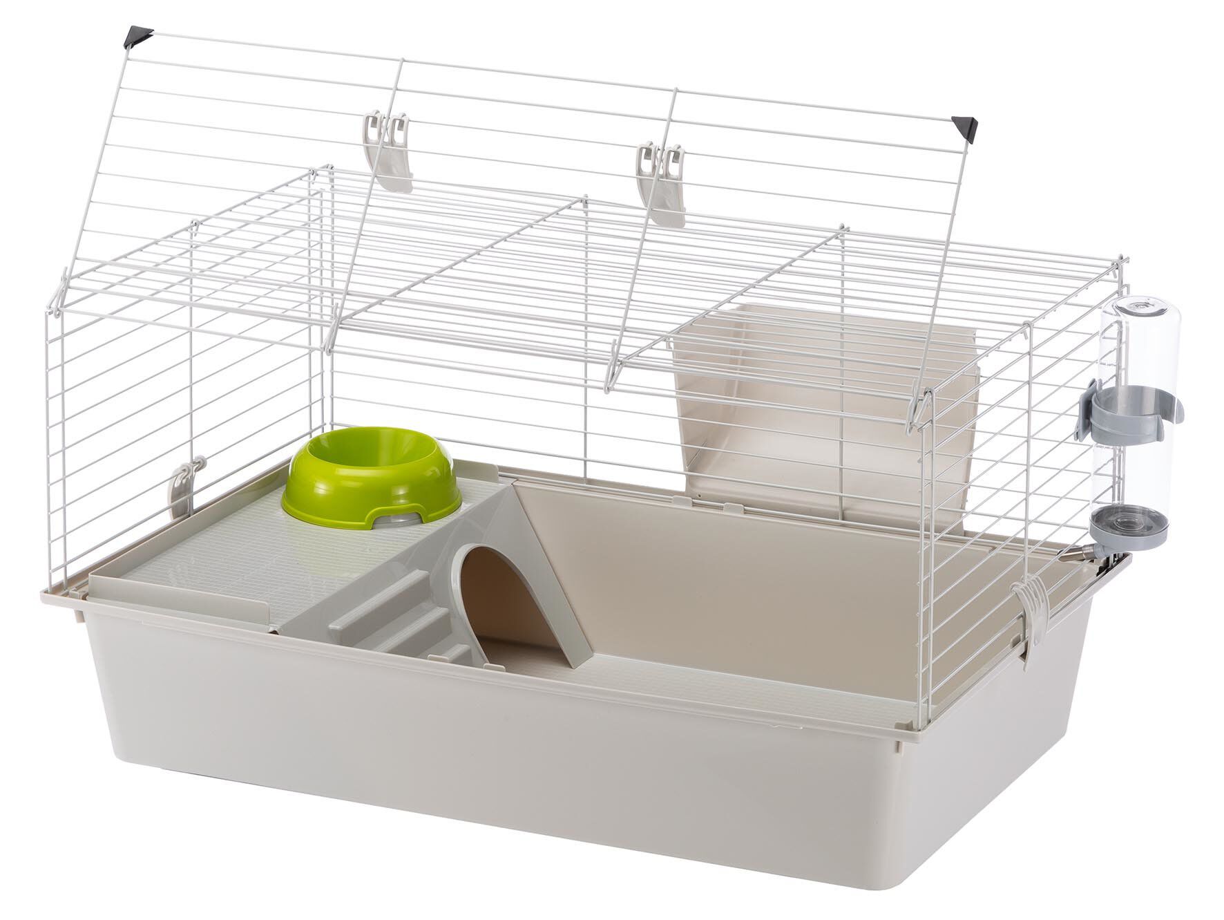 Ferplast - Cage Cavie 80 pour Cochon d Inde - Gris Image num&eacute;ro 2