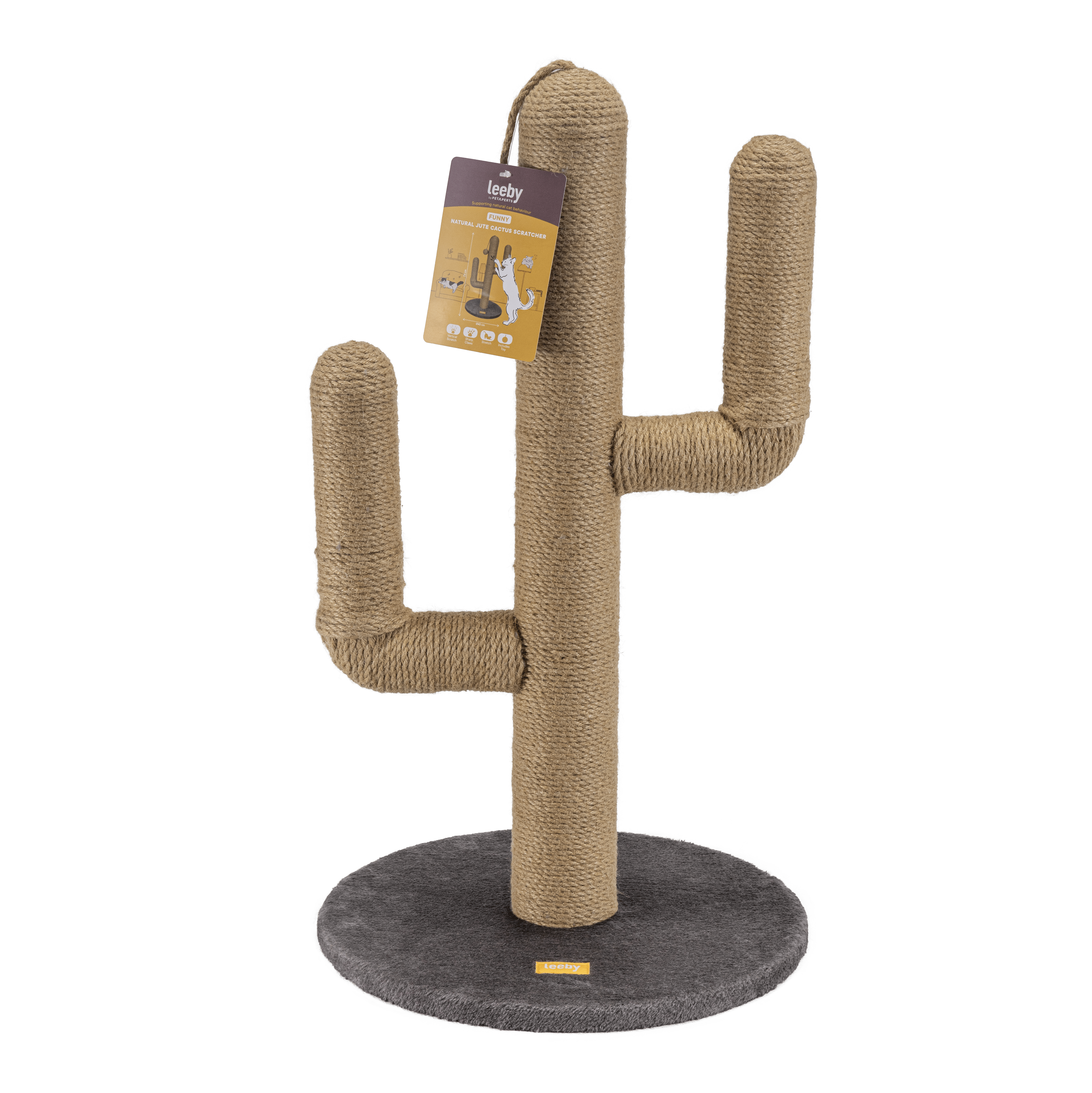 Leeby - Poteau Griffoir Cactus pour Chats - 34x68cm Image num&eacute;ro 2