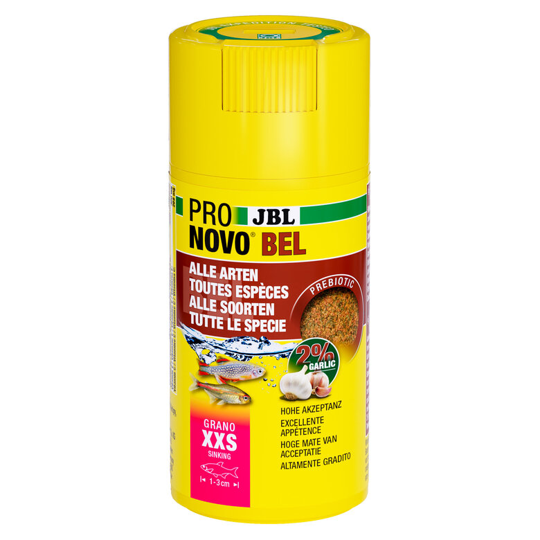 JBL - Aliment en Granulés Pronovo BEL GRANO XXS pour Poissons d'Ornement - 100ml Image numéro 1 JBL - Aliment en Granulés Pronovo BEL GRANO XXS pour Poissons d'Ornement - 100ml Image numéro 1
