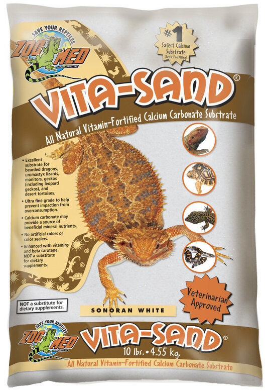 Zoomed - Sable Vita-Sand Blanc pour Reptiles - 4,5Kg Image numéro 1 Zoomed - Sable Vita-Sand Blanc pour Reptiles - 4,5Kg Image numéro 1