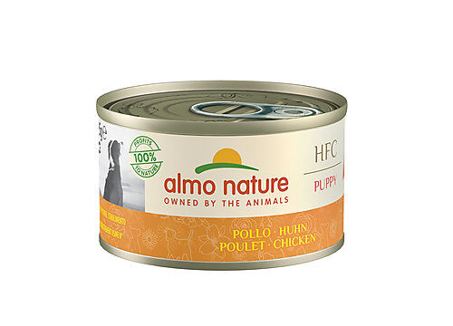 Almo Nature - P&acirc;t&eacute;e en Bo&icirc;te HFC Puppy Poulet pour Chiots - 95g Image num&eacute;ro 1