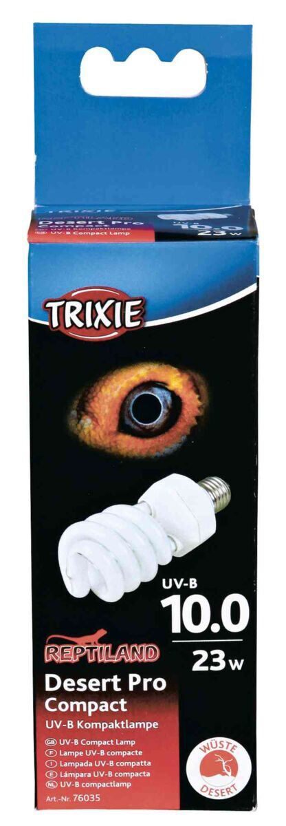 Trixie - Lampe UV~B compacte Desert Pro Compact 10.0 23 W -  60x152 mm Image num&eacute;ro 1