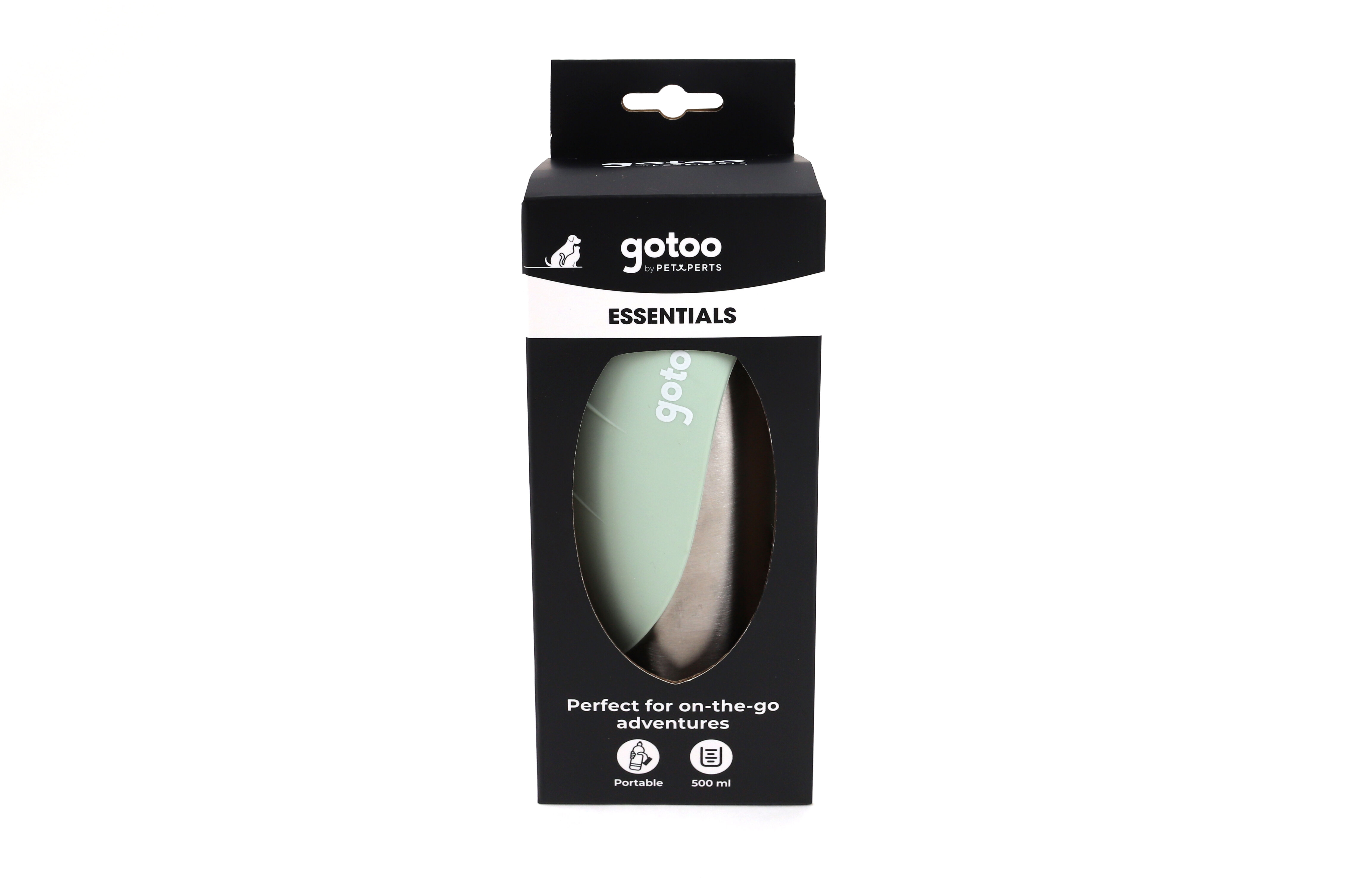 Gotoo - Gourde de voyage en Inox avec Ecuelle en Silicone pour Chiens - 500ml Image num&eacute;ro 9