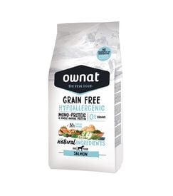 Ownat - Croquettes Grain Free Hypoallergenic Saumon pour Chiens