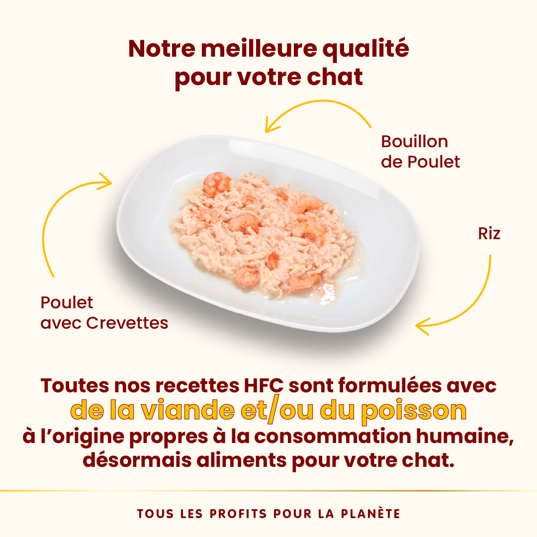 Almo Nature - P&acirc;t&eacute;e Hfc Natural Poulet Et Crevettes - 150g Image num&eacute;ro 3