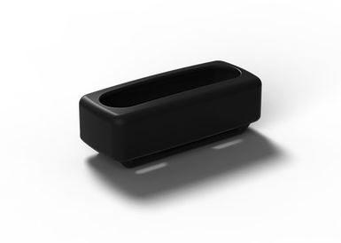 Weenect - Housse en Silicone Weenect Noir Edition pour Chiens - L