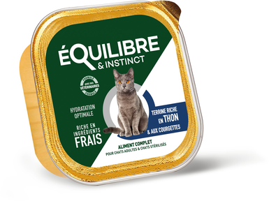 Equilibre & Instinct - Pâtée au Thon pour Chats Stérilisés - 85g