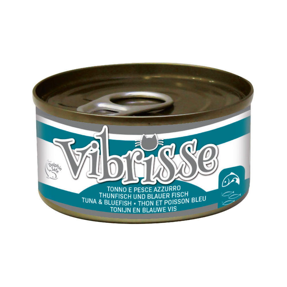 Vibrisse - P&acirc;t&eacute;e Natural Food Thon et Poisson Bleu pour chats - 70g Image num&eacute;ro 1
