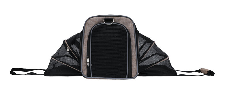 Wouapy - Sac de Transport Camping Beige pour Chien - 45x25x28cm Image numéro 2 Wouapy - Sac de Transport Camping Beige pour Chien - 45x25x28cm Image numéro 2