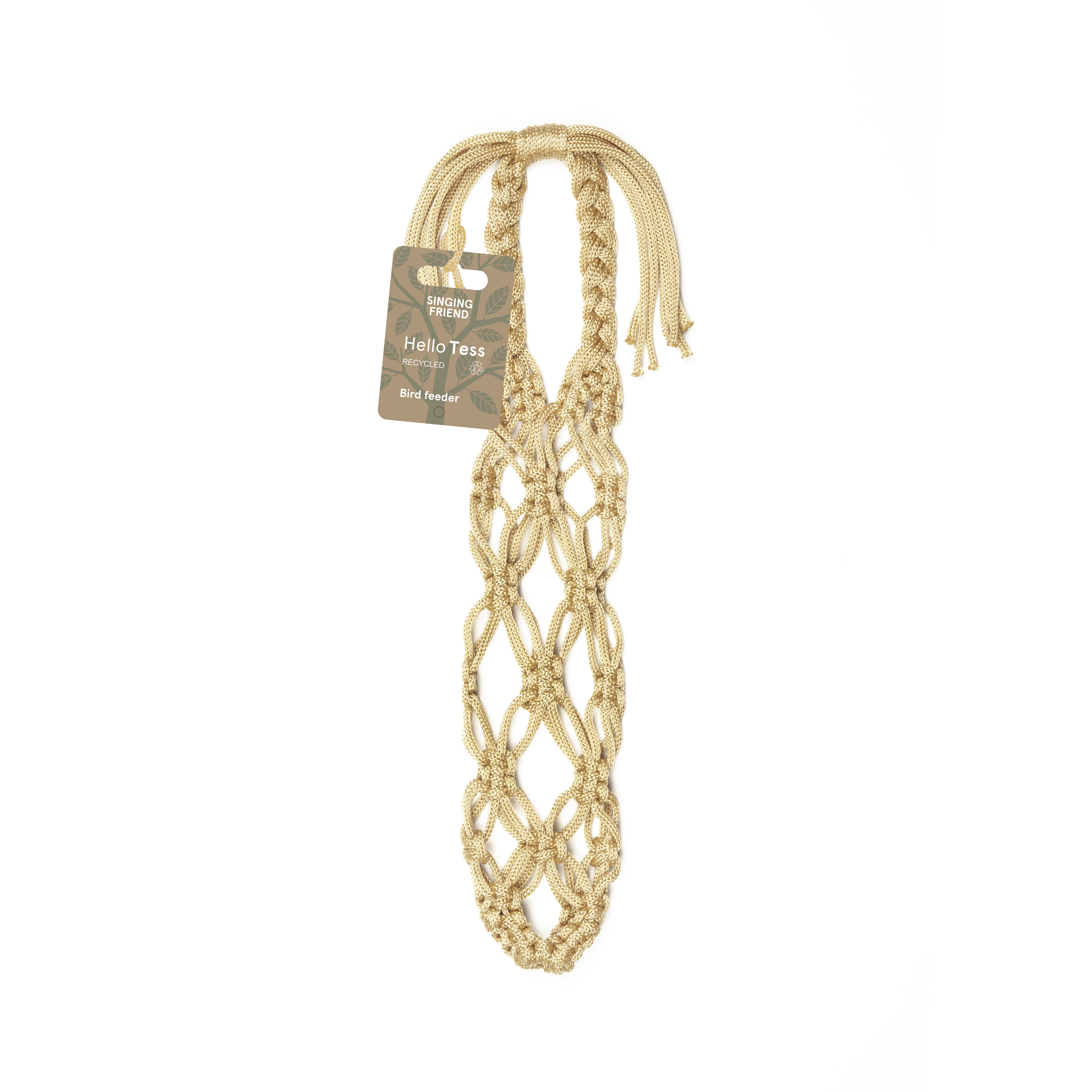 Fauna Birds - Filet Boule de Graisse Tess pour Oiseaux de la Nature - Beige Image num&eacute;ro 1