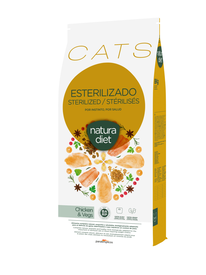 Natura Diet - Croquettes Chat Poulet Stérilisé - 8Kg