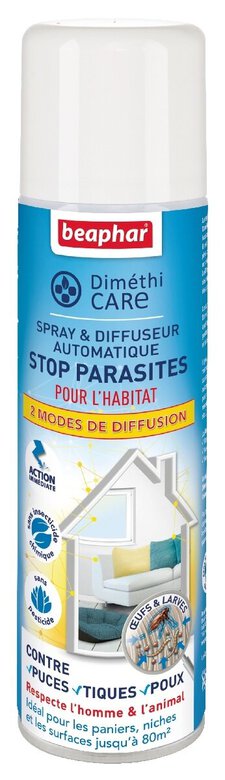 DiméthiCARE - Spray et Diffuseur STOP Parasites pour Habitat - 250ml Image numéro 1 DiméthiCARE - Spray et Diffuseur STOP Parasites pour Habitat - 250ml Image numéro 1