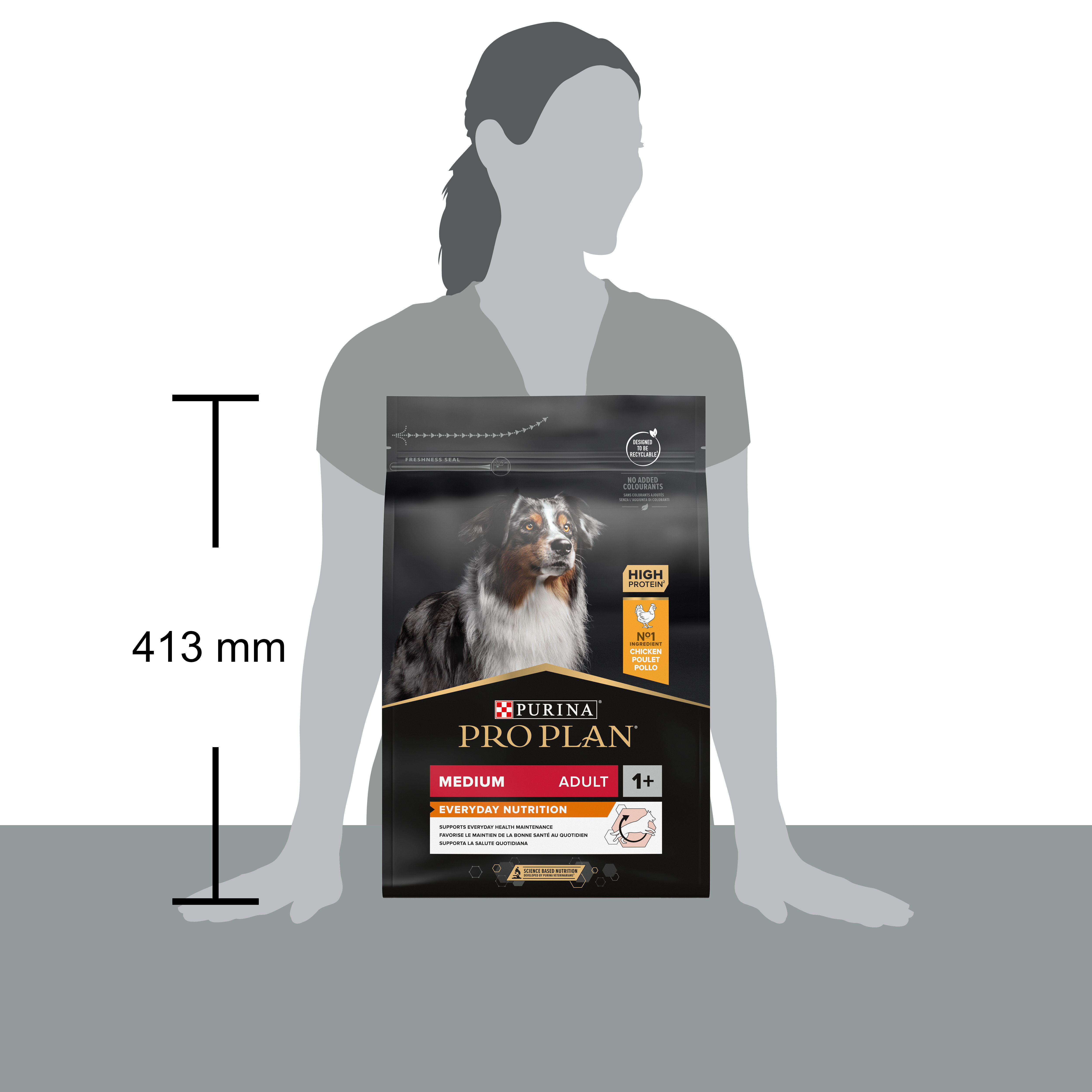 Pro Plan - Croquettes Medium Adult Poulet pour Chien - 3Kg Image num&eacute;ro 3