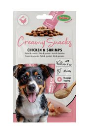 Bubimex - Creamy Snacks Chien x4 Poulet/Crevettes pour Chiens - 60g