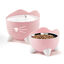 Catit - Kit Abreuvoir et Mangeoire Pixi Combo pour Chats - Rose Indicateur image numéro 2