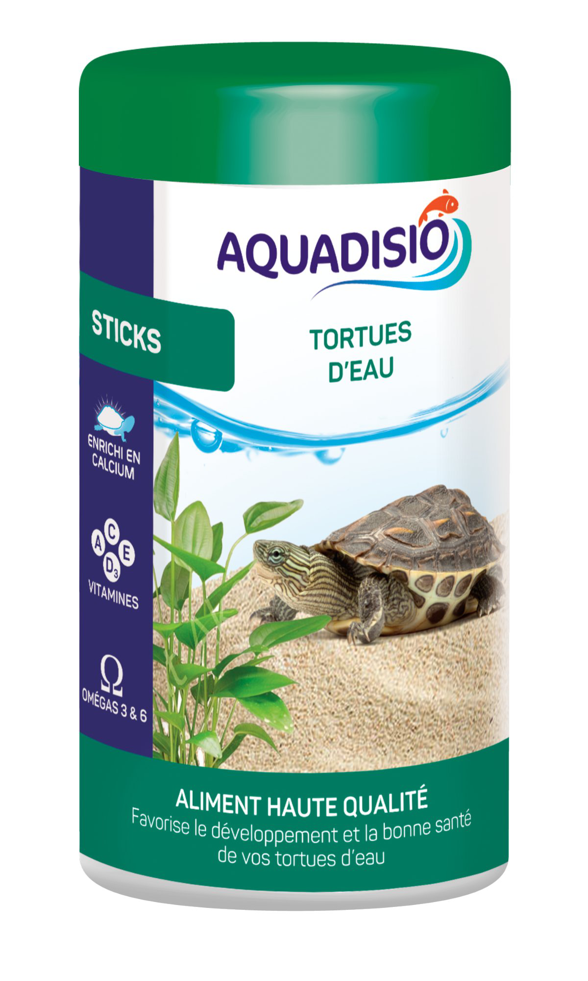 Aquadisio - Aliments en Sticks pour Tortues Aquatiques - 1,2L Image num&eacute;ro 1