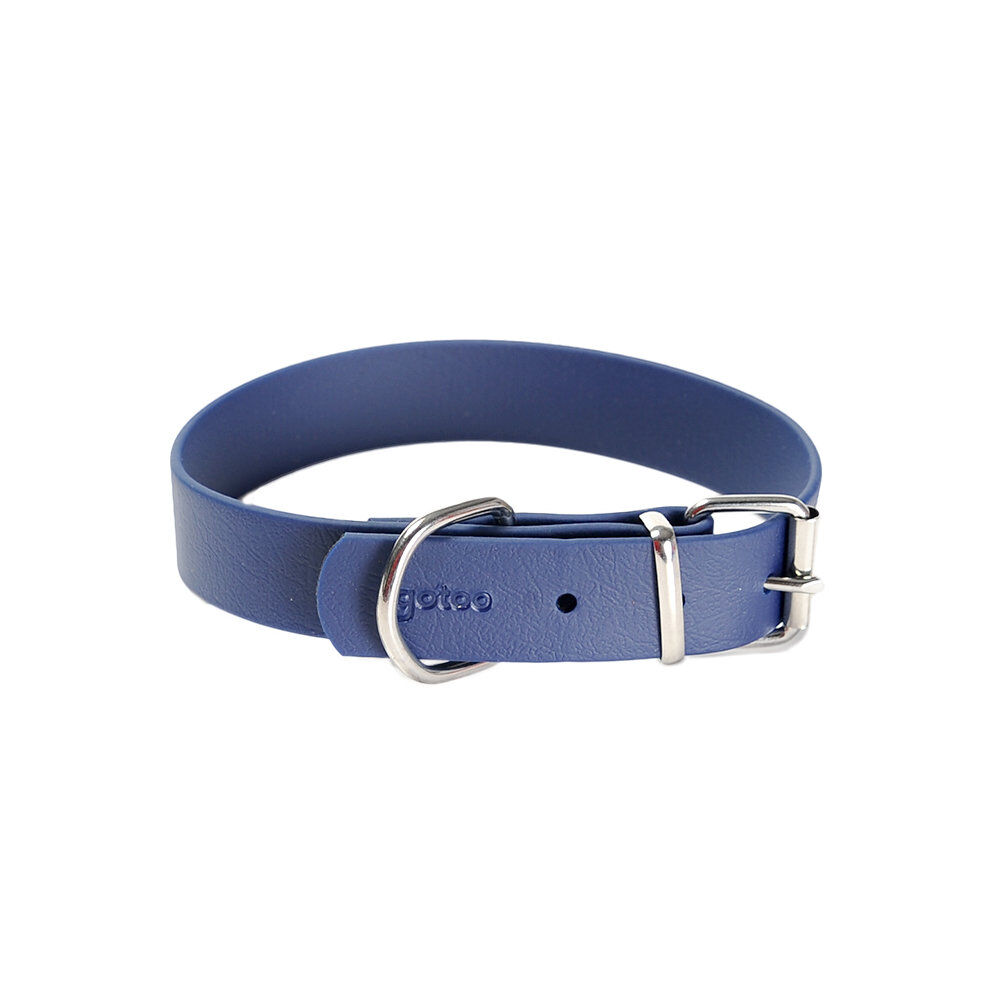 Gotoo - Collier Premium Biotane Bleu pour Chien - S Image num&eacute;ro 1