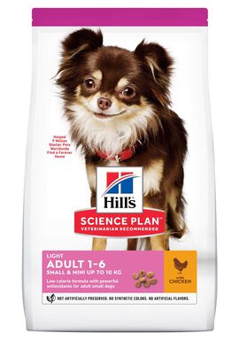 Hill's - Canine Adult Light Small & Mini Poulet pour Chien