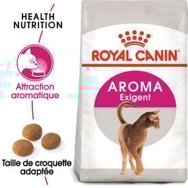 Royal Canin - Croquettes AROMA EXIGENT pour CHAT DIFFICILE - 4Kg