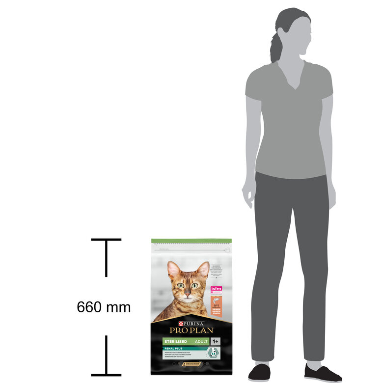 Pro Plan - Croquettes Sterilised au Saumon pour Chat Adulte Stérilisé - 10Kg Image numéro 5 Pro Plan - Croquettes Sterilised au Saumon pour Chat Adulte Stérilisé - 10Kg Image numéro 5