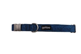 Gotoo- Collier Bleu Cachemire pour Chien