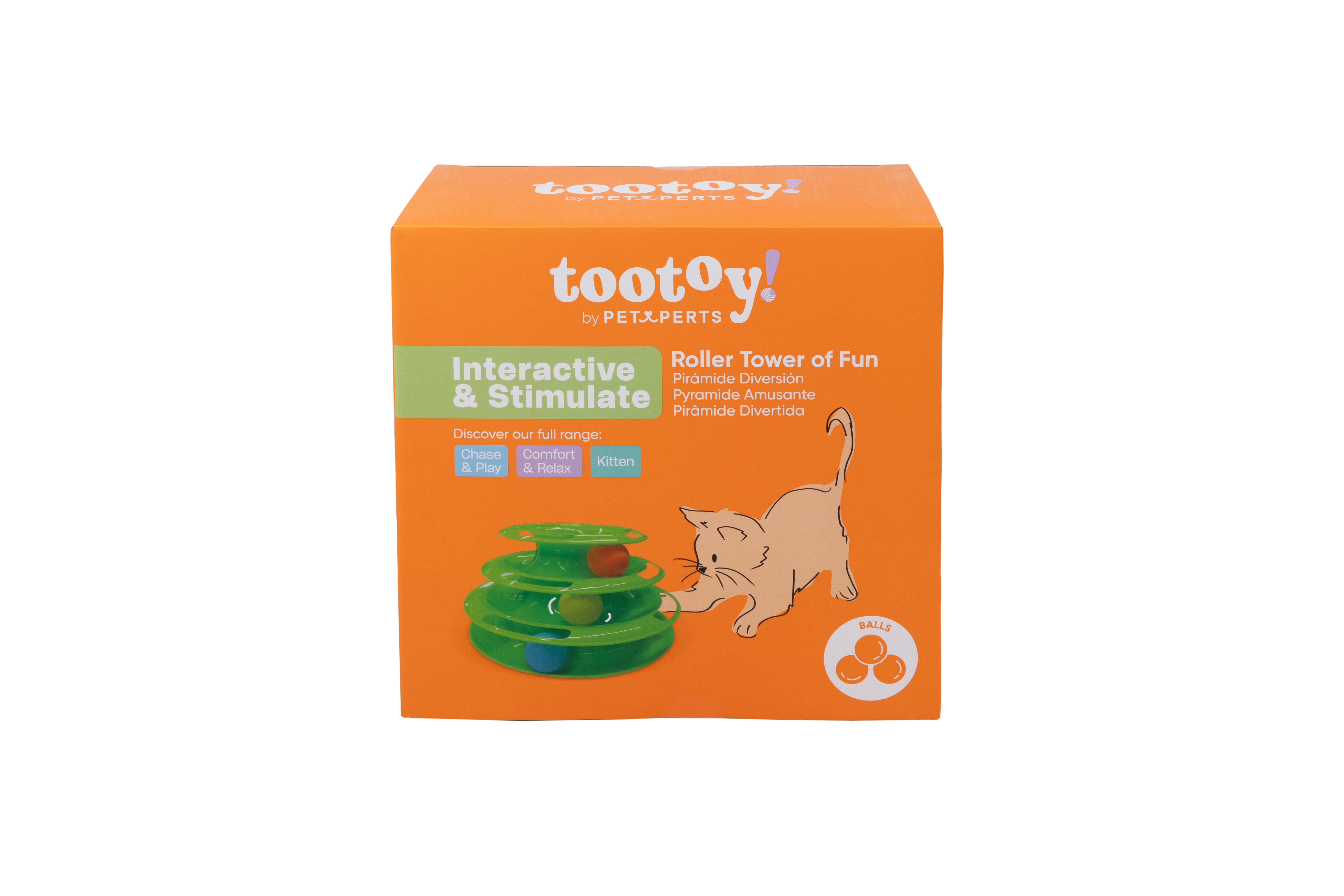 Tootoy! - Jouet Pyramide Amusante pour Chats - 24cm Image num&eacute;ro 2